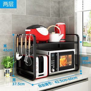 Retractable kitchen microwave grate table top household oven shelf - bermansbargains