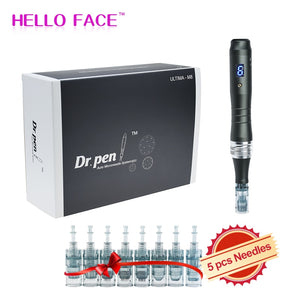 Dr pen Ultima M8 With 7 pcs Cartridges Wireless Derma Pen Skin Care - bermansbargains