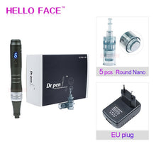 Load image into Gallery viewer, Dr pen Ultima M8 With 7 pcs Cartridges Wireless Derma Pen Skin Care - bermansbargains
