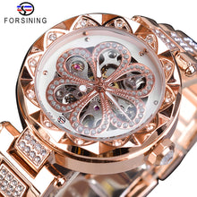 Load image into Gallery viewer, Forsining Fashion Women Diamond Watch - bermansbargains
