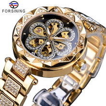 Load image into Gallery viewer, Forsining Fashion Women Diamond Watch - bermansbargains
