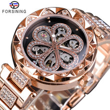 Load image into Gallery viewer, Forsining Fashion Women Diamond Watch - bermansbargains
