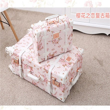 Load image into Gallery viewer, CHENGZHI 20&quot;24&quot;26 inch Retro floral rolling luggage on wheels - bermansbargains

