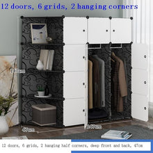 Load image into Gallery viewer, Garderobe Armario Mobili Home Closet Storage Cabinet - bermansbargains
