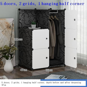 Garderobe Armario Mobili Home Closet Storage Cabinet - bermansbargains