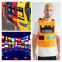 Load image into Gallery viewer, Bulletproof Vests hiphop MC VEST RAPPER BAR TANK TOP - bermansbargains
