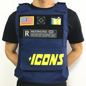 Bulletproof Vests hiphop MC VEST RAPPER BAR TANK TOP - bermansbargains