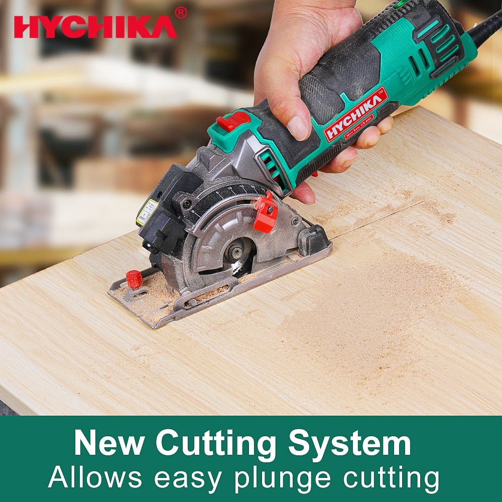 HYCHIKA Electric Mini Circular Saw Power - bermansbargains
