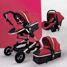 Load image into Gallery viewer, Luxurious Baby Stroller 3 in 1 Portable Travel Baby Carriage - bermansbargains
