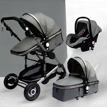 Load image into Gallery viewer, Luxurious Baby Stroller 3 in 1 Portable Travel Baby Carriage - bermansbargains
