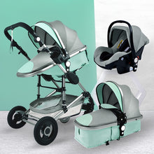 Load image into Gallery viewer, Luxurious Baby Stroller 3 in 1 Portable Travel Baby Carriage - bermansbargains
