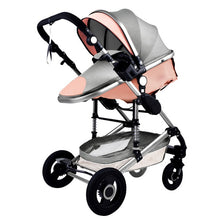 Load image into Gallery viewer, Luxurious Baby Stroller 3 in 1 Portable Travel Baby Carriage - bermansbargains
