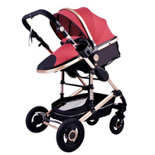 Load image into Gallery viewer, Luxurious Baby Stroller 3 in 1 Portable Travel Baby Carriage - bermansbargains
