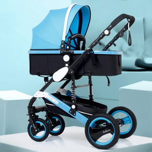 Luxurious Baby Stroller 3 in 1 Portable Travel Baby Carriage - bermansbargains