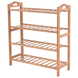 Giantex 4 Tier Bamboo Shoe Rack - bermansbargains