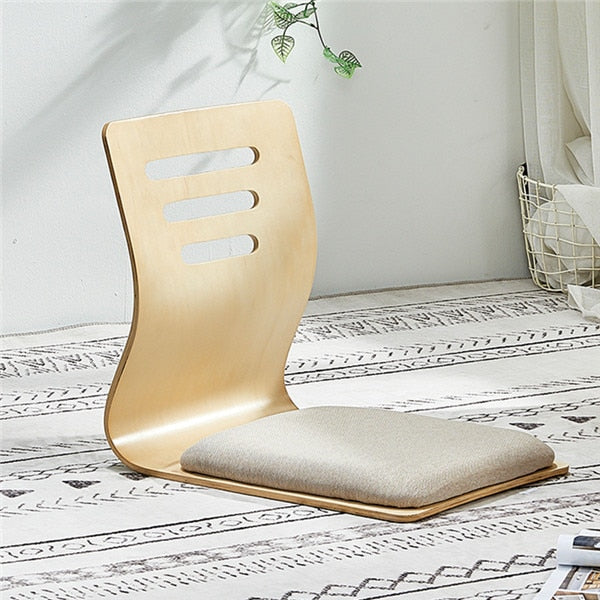 4pcs/lot Floor Seating  Cushion Japanese Style Tatami Zaisus Floor Chair Wooden - bermansbargains